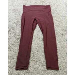 lululemon athletica Maroon Leggings